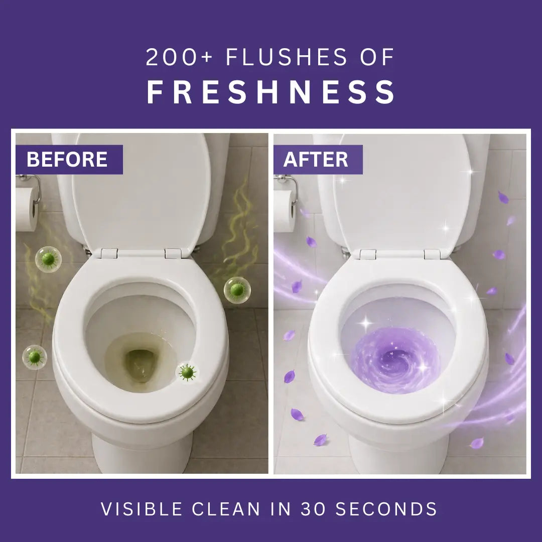 In-Cistern Toilet Cleaner Blocks – 200+ Flushes, 2pc