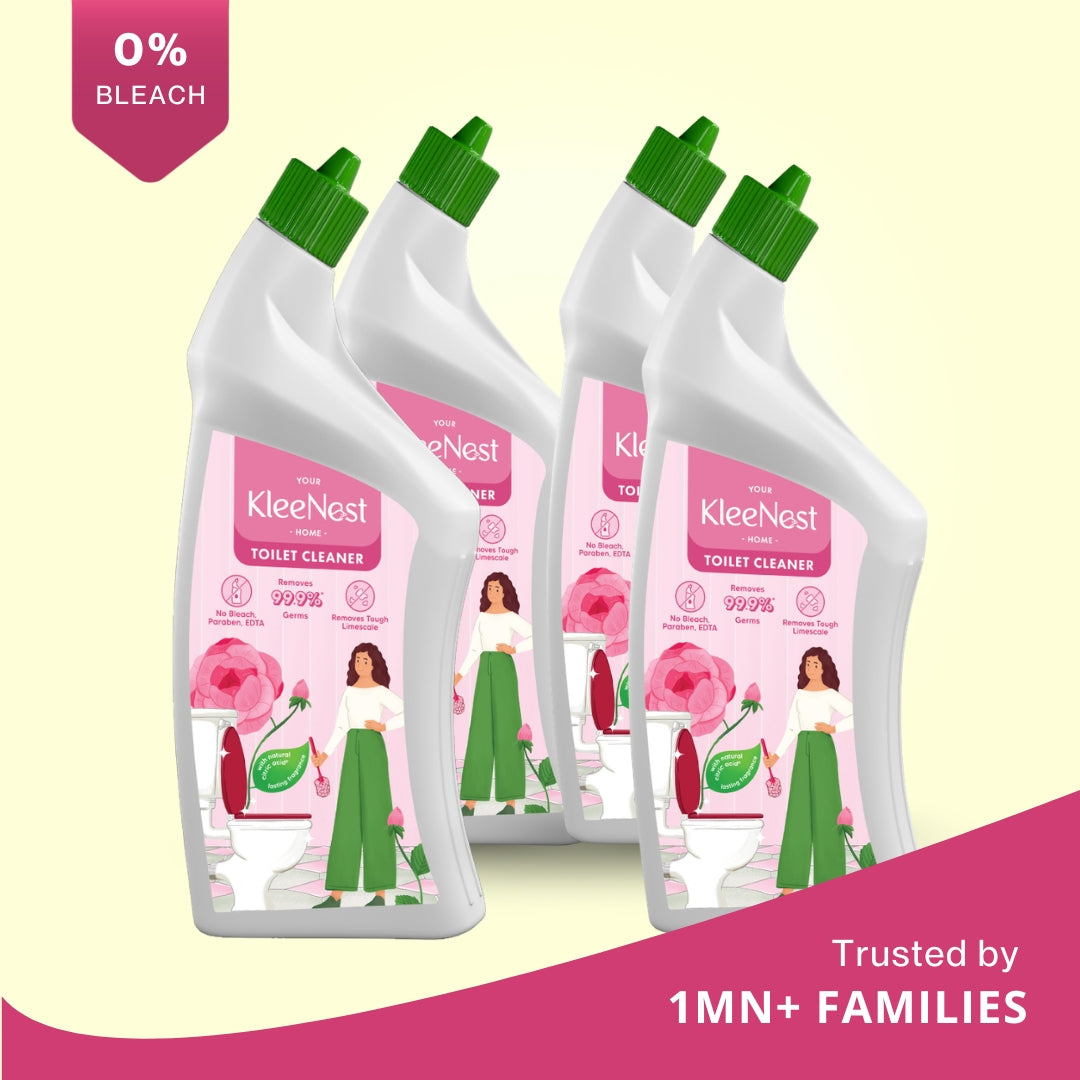 Advanced Toilet Cleaner – Rose, 1 L (Pack of 4)