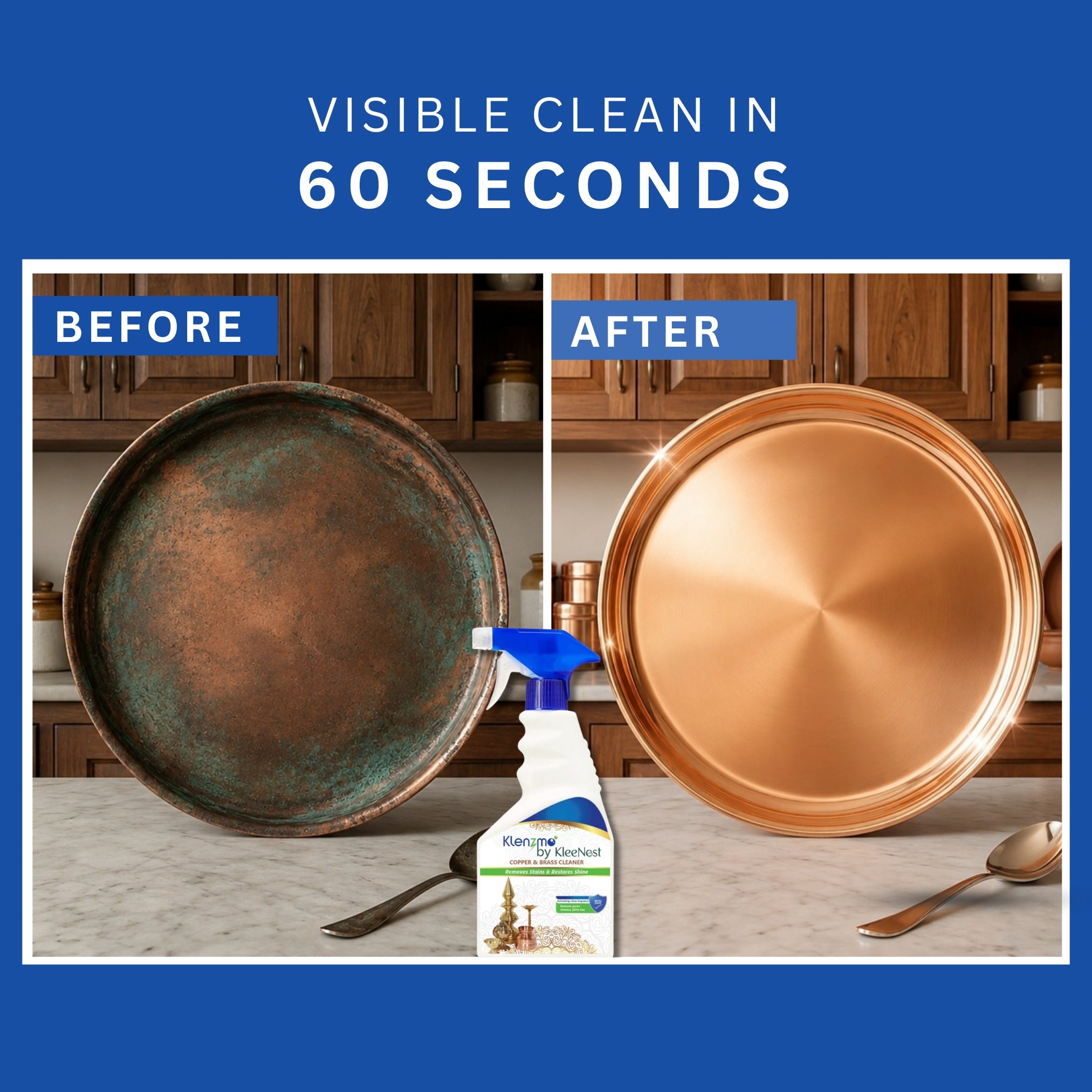 Copper & Brass Cleaner Spray – 400 ml