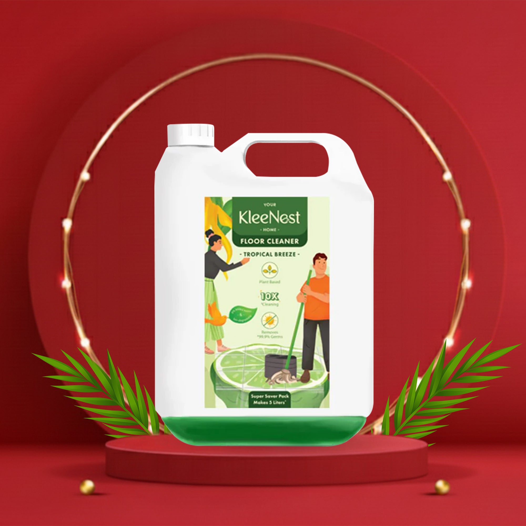 Kleenest Floor Cleaner liquid concentrate 5 ltr - Tropical Breeze
