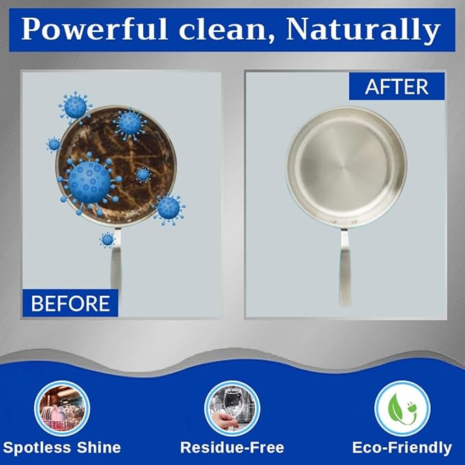 Dishwasher Tablets - Remove Tough Stains, Grease & Grime - 30 Count