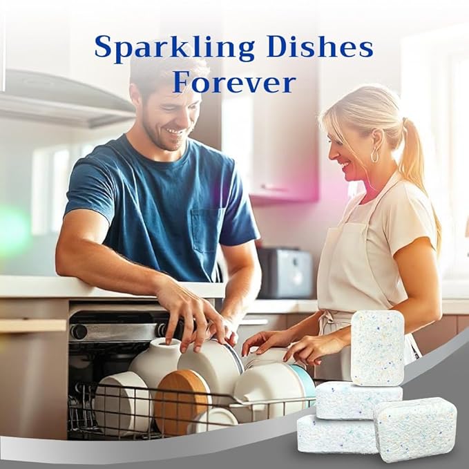 Dishwasher Tablets - Remove Tough Stains, Grease & Grime - 30 Count