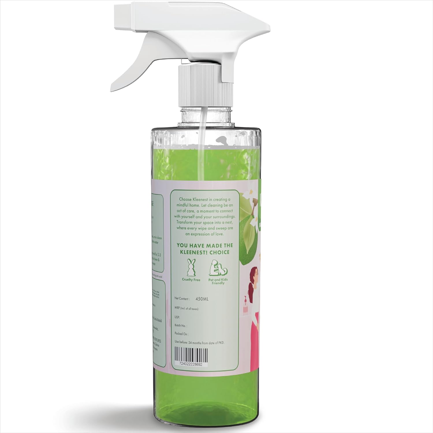 Kleenest All Purpose Bathroom Tap & Tile Cleaner 450ml