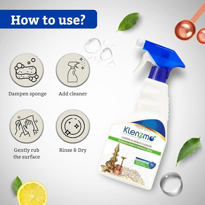 Klenzmo Copper and Brass Cleaner Spray 400ml
