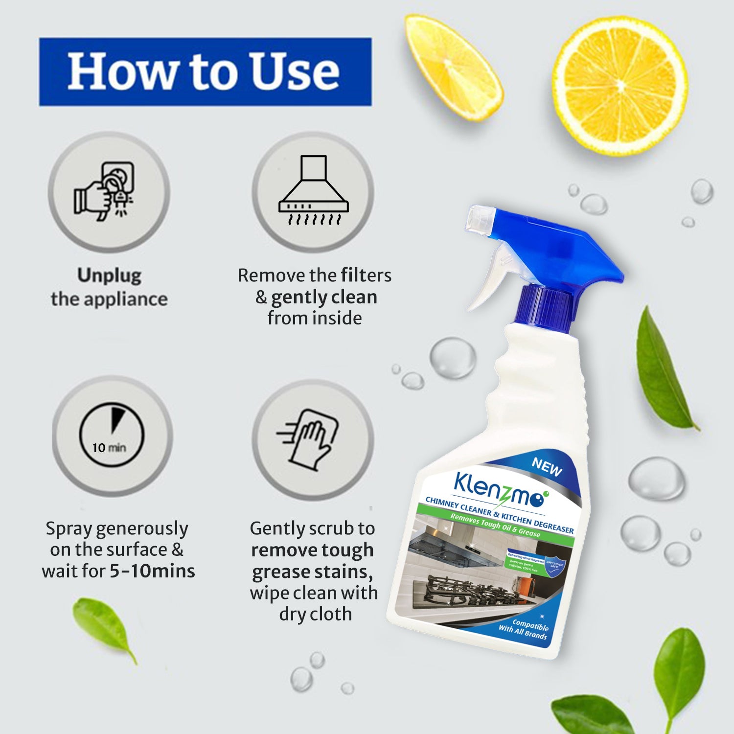 Kitchen Chimney Cleaner and Degreaser 400ml