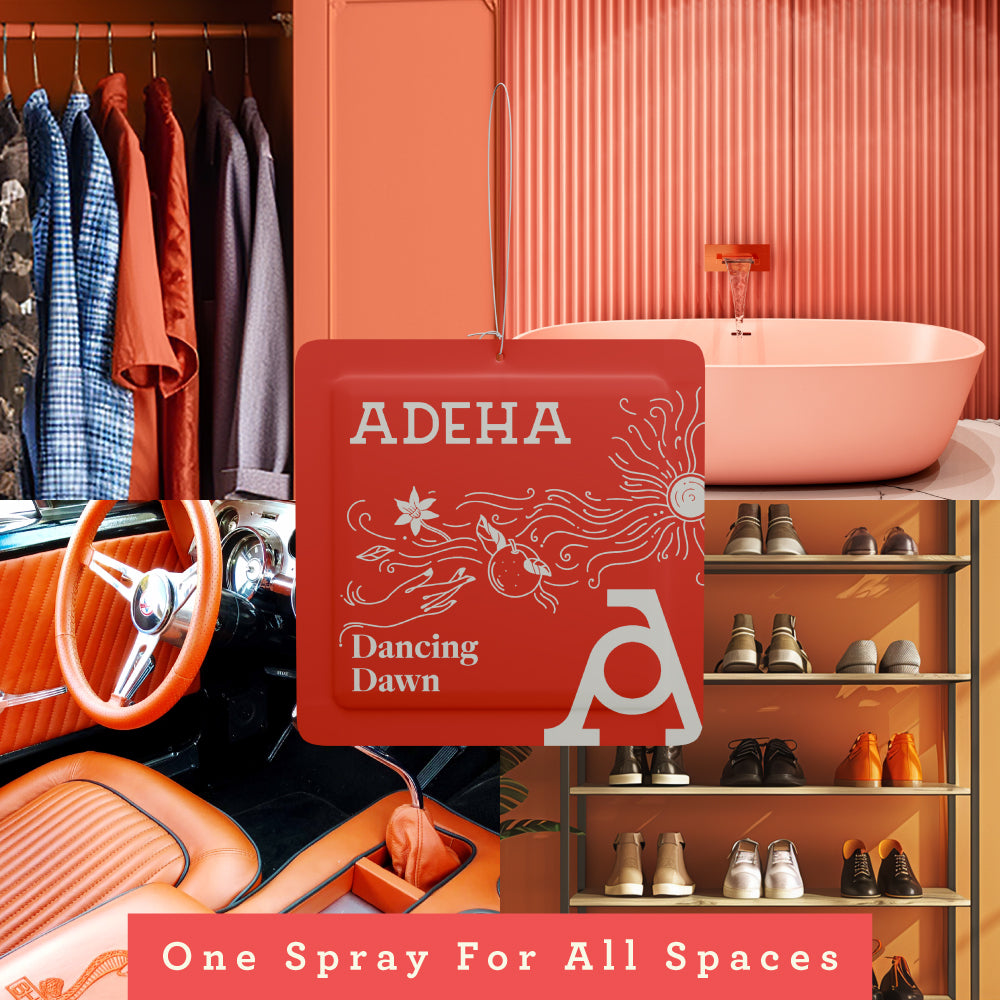 Adeha Fragrance Pouch - Air freshener for Bathroom, Car, Wardrobe - Dancing Dawn