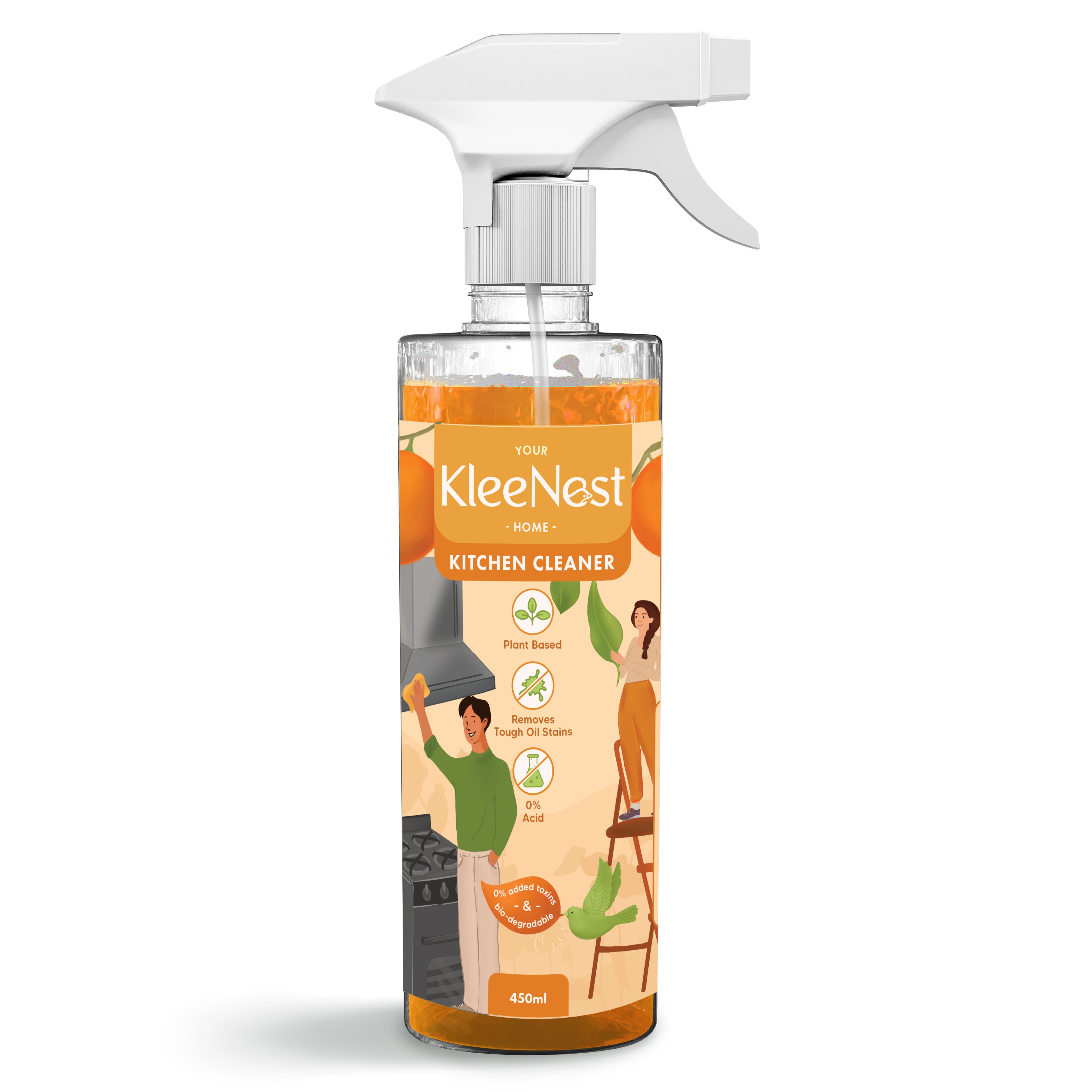 Kleenest Kitchen Cleaner & Degreaser Spray – 450ml