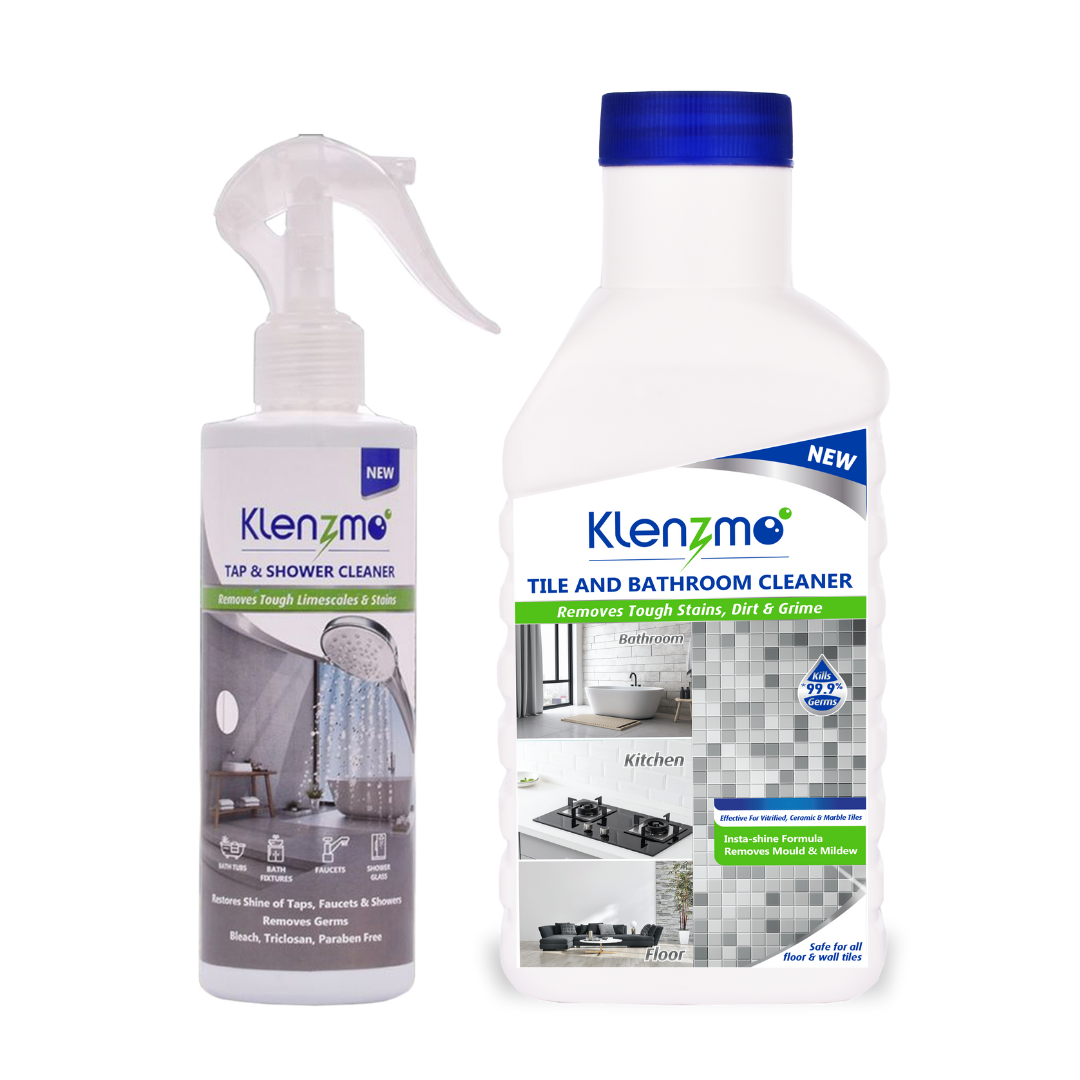 Bathroom Cleaning Kit (Tap, Shower & Faucet cleaner 270ml + Tile and Bathroom Cleaner 850ml )