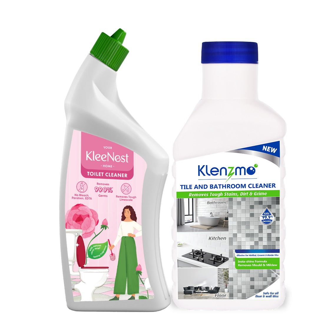 Kleenest Toilet Cleaner + Tile and Bathroom Cleaner