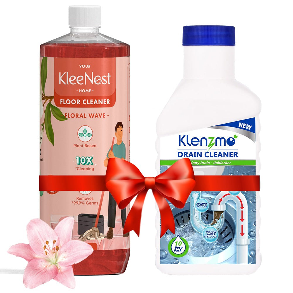 Floor Cleaner (1L) + Drain Cleaner (400ml)