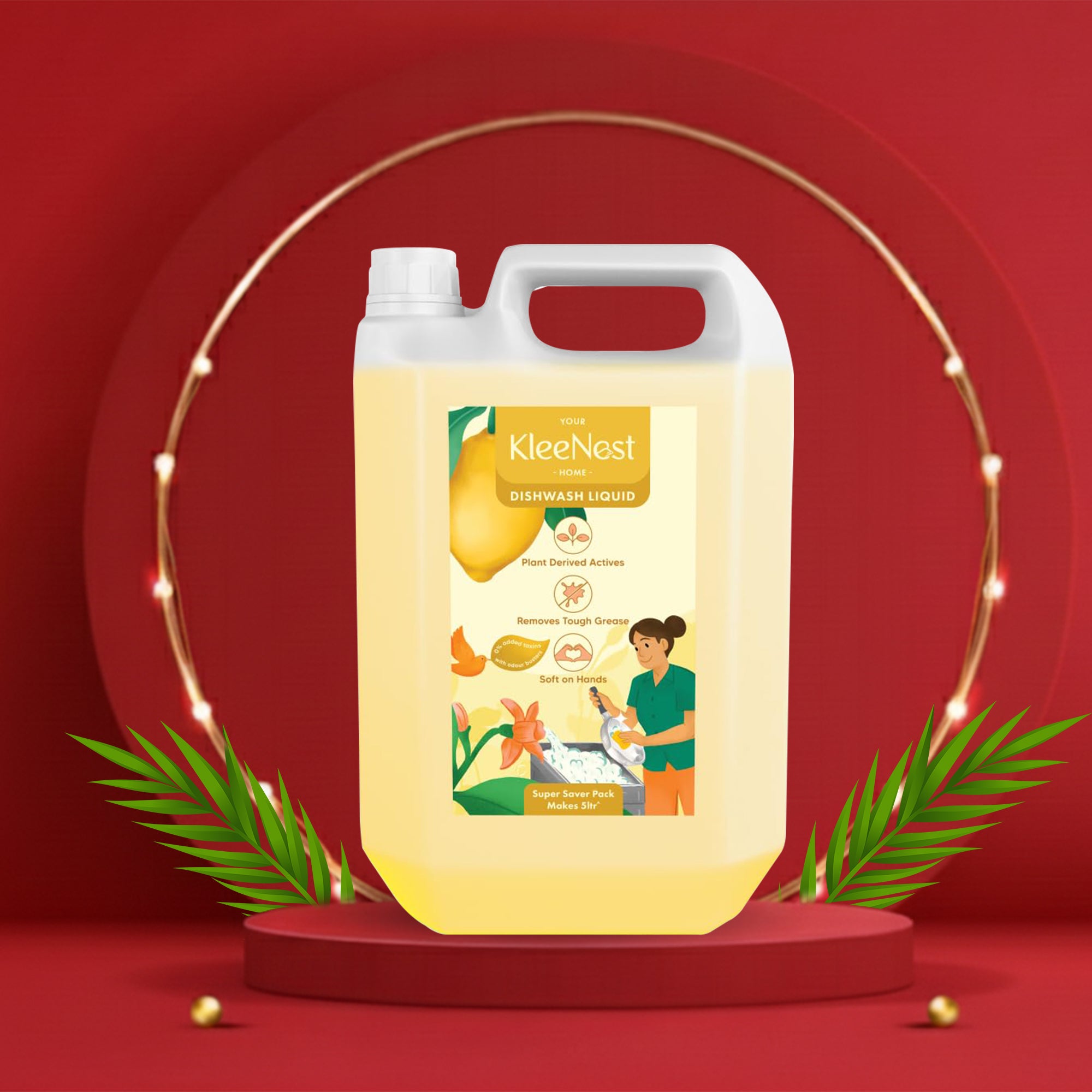 Kleenest Dishwash Liquid 5 Litre