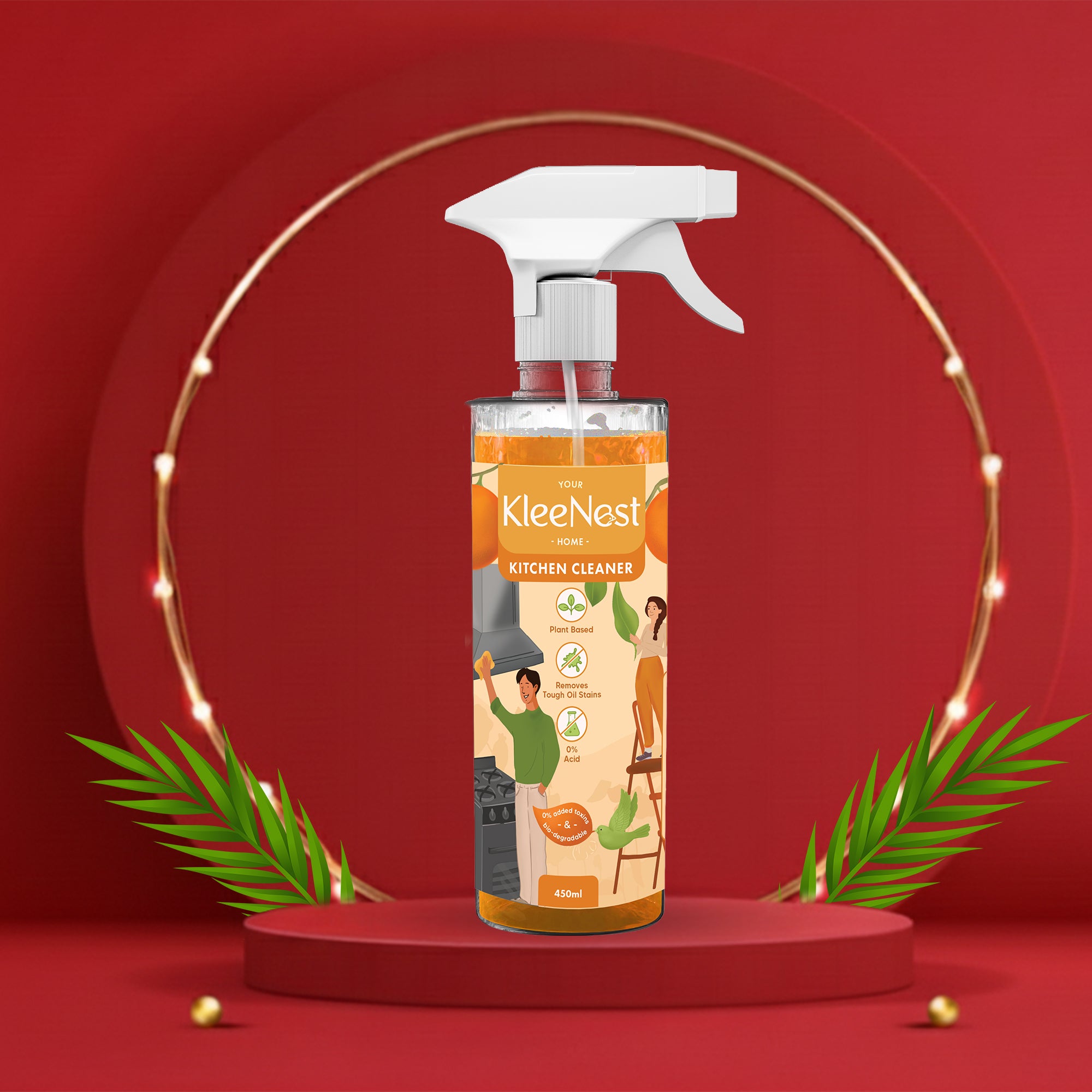 Kleenest Kitchen Cleaner & Degreaser Spray – 450ml