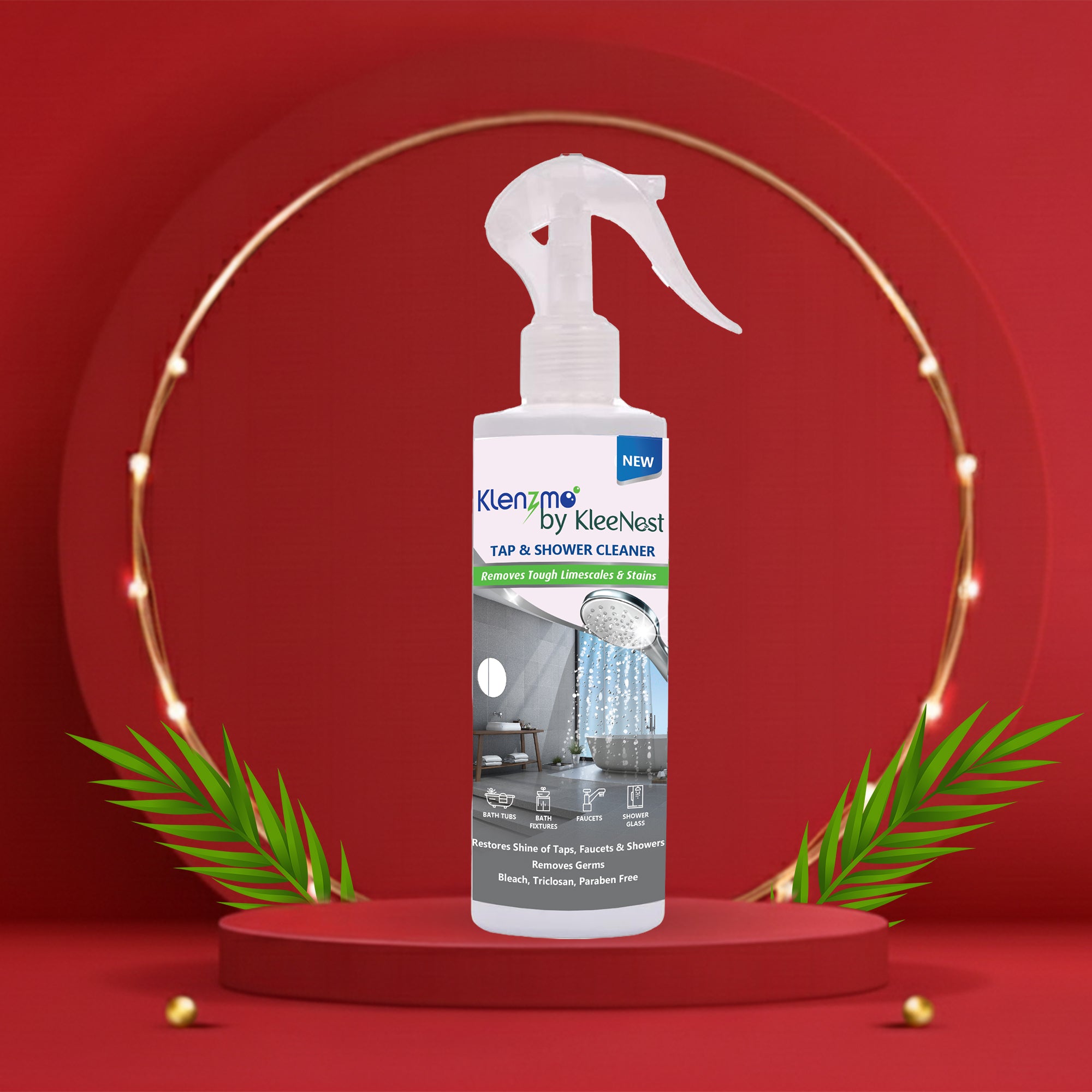 Tap & Shower Head Cleaning Liquid Spray | Hard Water Stain Remover - 270ml