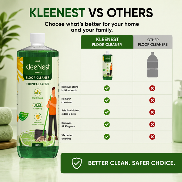 Kleenest Natural Floor Cleaner Liquid – Tropical Breeze, 1L