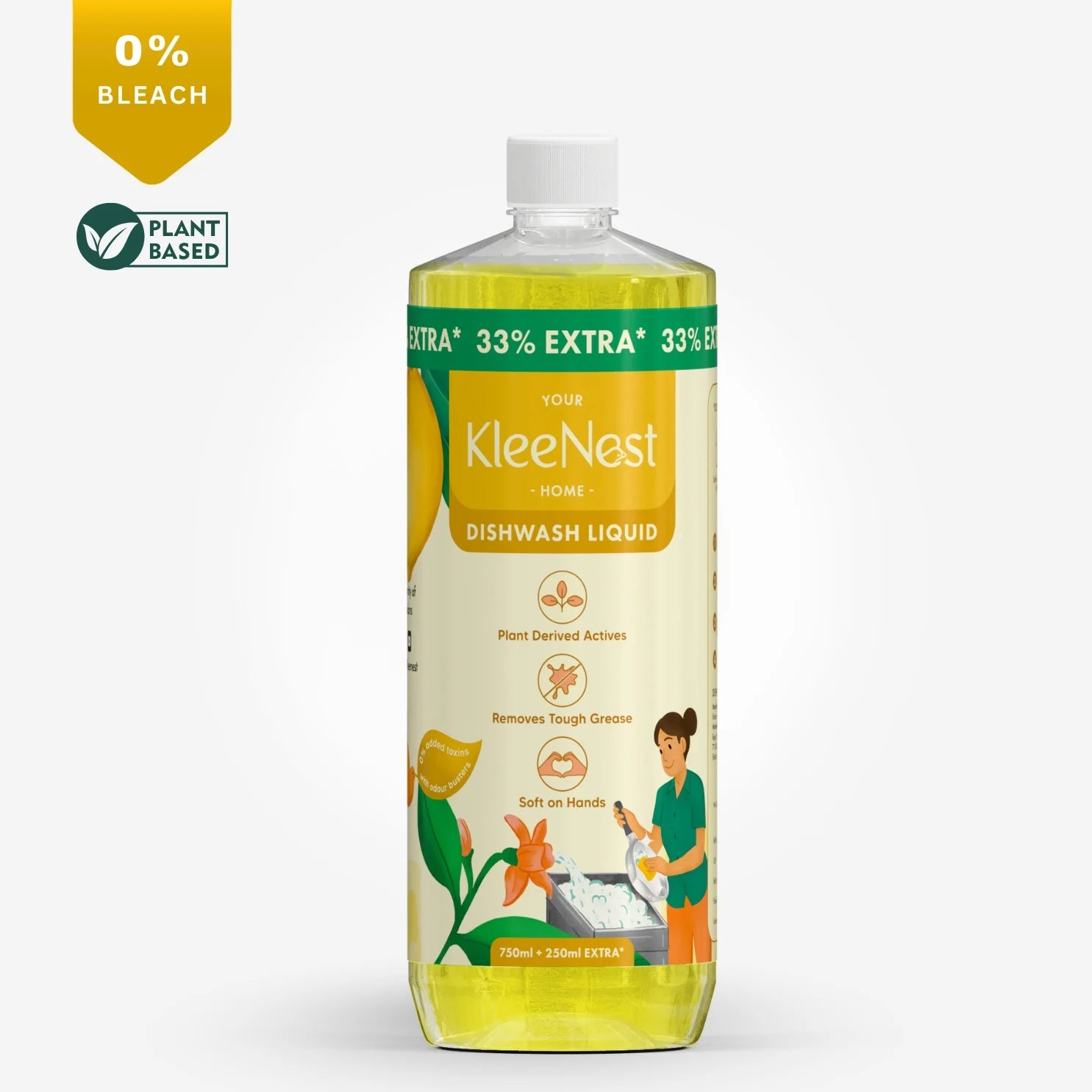 Kleenest Natural Dishwash Liquid-  1 litre