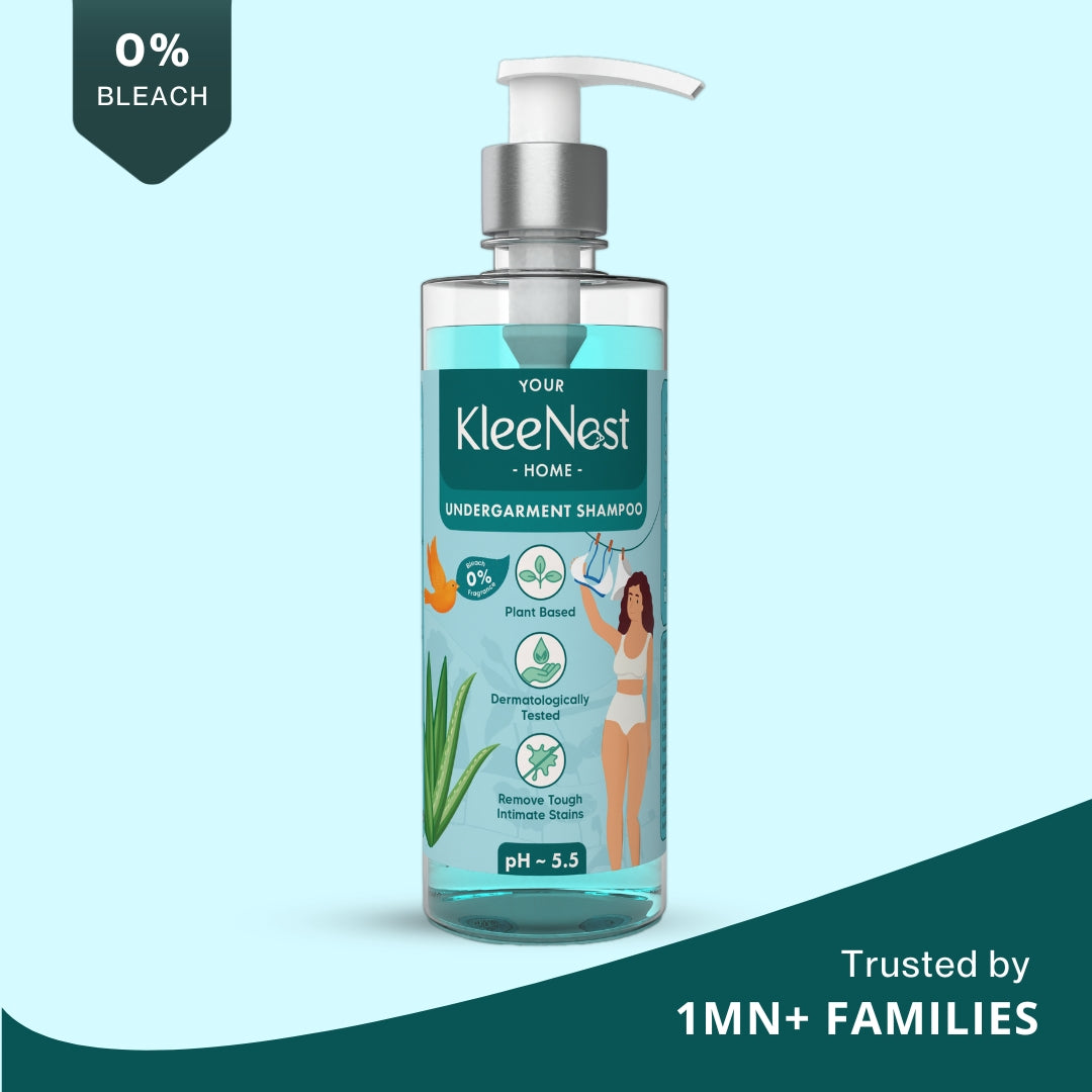 Kleenest undergarments Shampoo – For Innerwear, Lingerie & Baby Clothes - 500ml