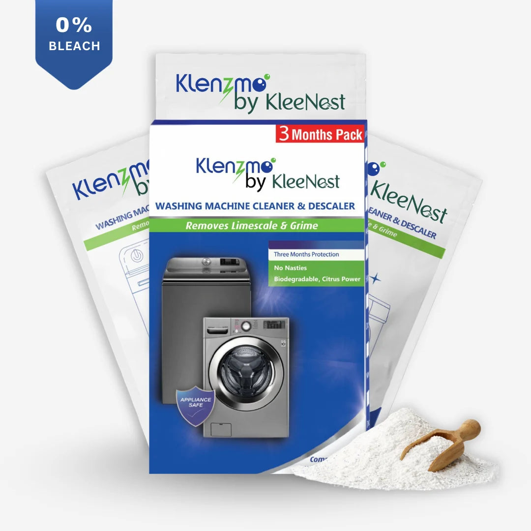 Washing Machine Cleaner & Descaler for Top Load and Front Load | Washing Machine Drum Cleaner - 3 Pouches