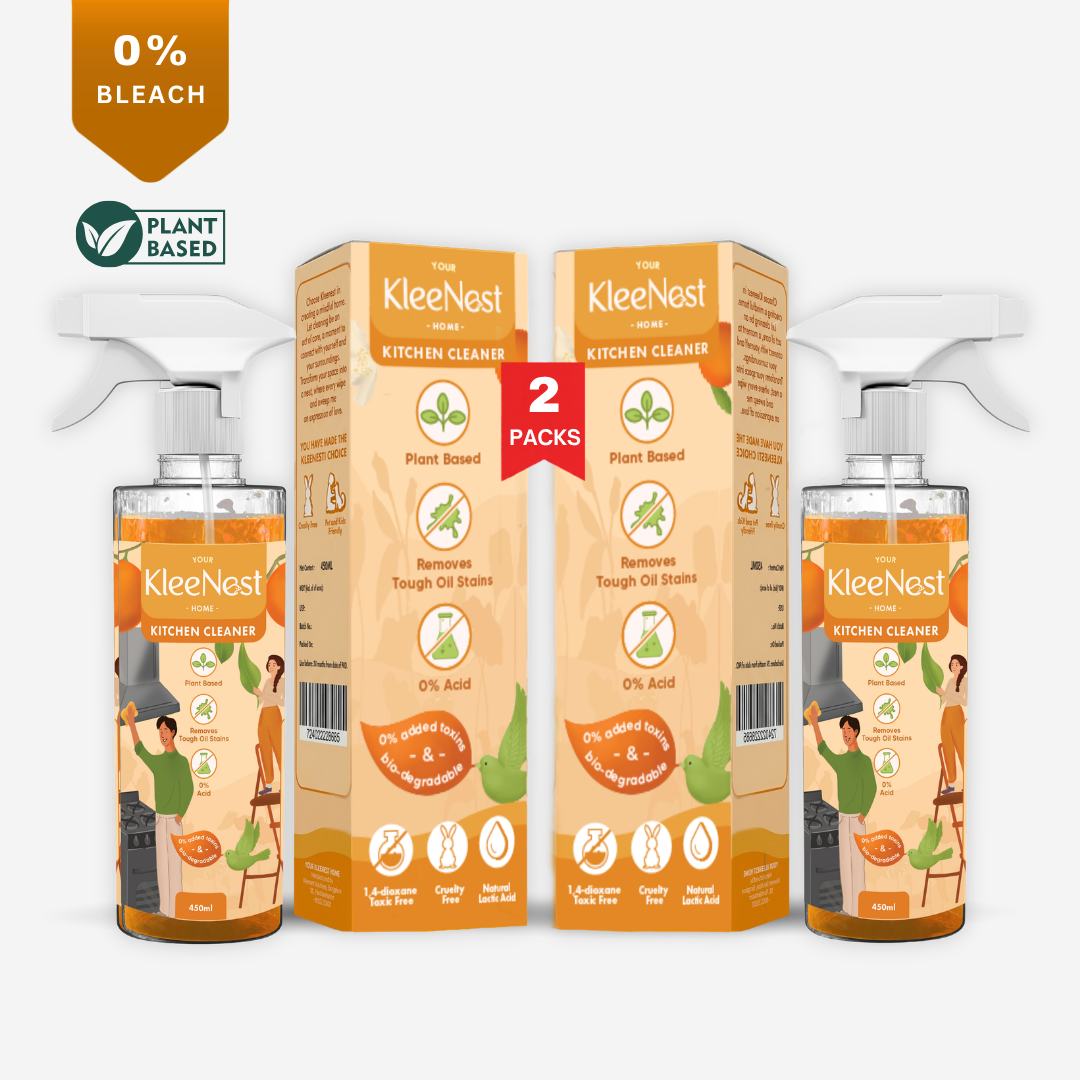 Kleenest Kitchen Cleaner & Degreaser Spray Pack of 2