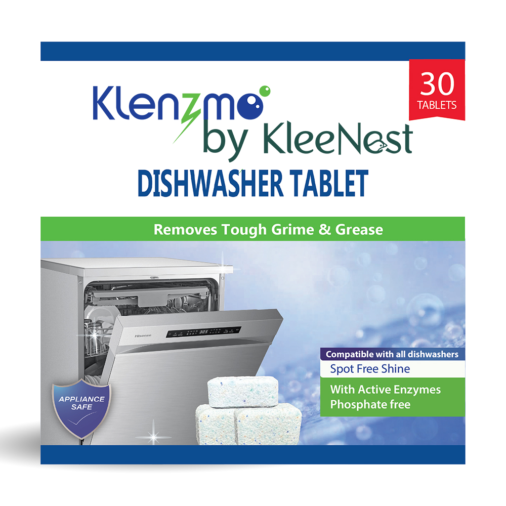 Dishwasher Tablets -  Remove Tough Stains, Grease & Grime - 30 Count