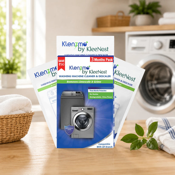 Washing Machine Cleaner & Descaler Pouches - 3 Pouches