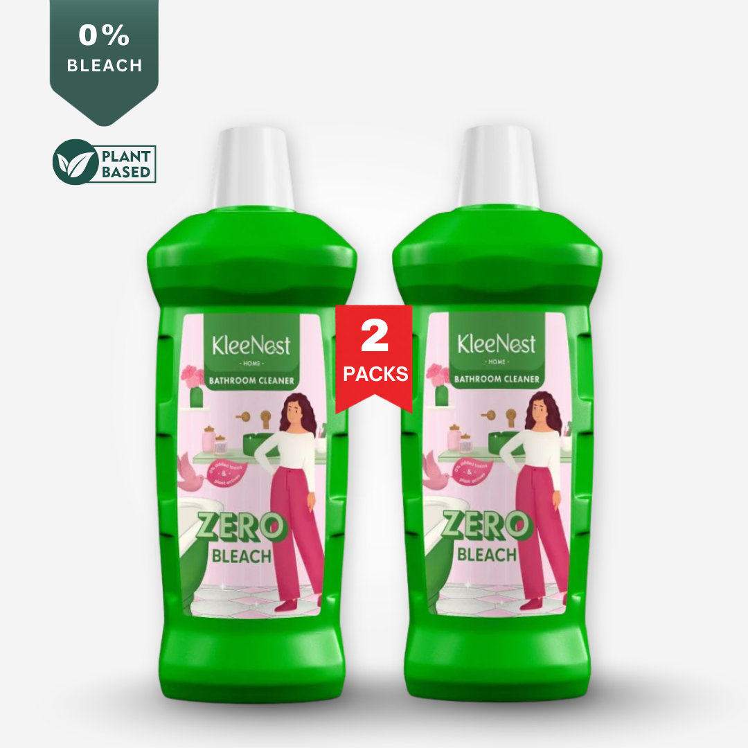 Kleenest Advanced Bathroom Cleaner Liquid, Rose – 1 litre (Pack of 2)