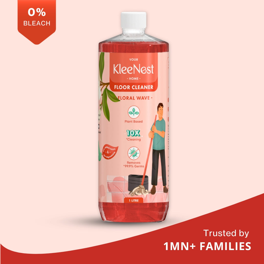 Natural Floor Cleaner Liquid – Floral Wave - 1L