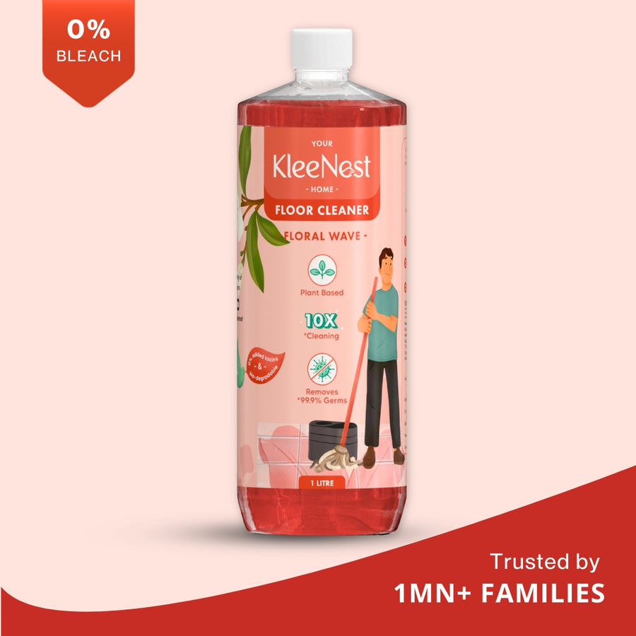 Natural Floor Cleaner Liquid – Floral Wave - 1L