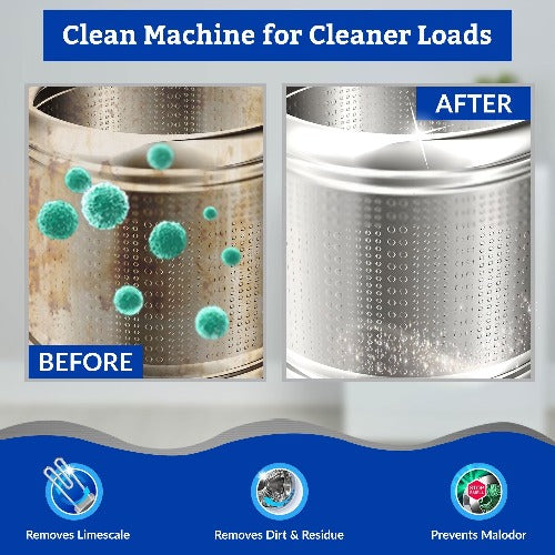 Washing Machine Cleaner and Descaler Pouch