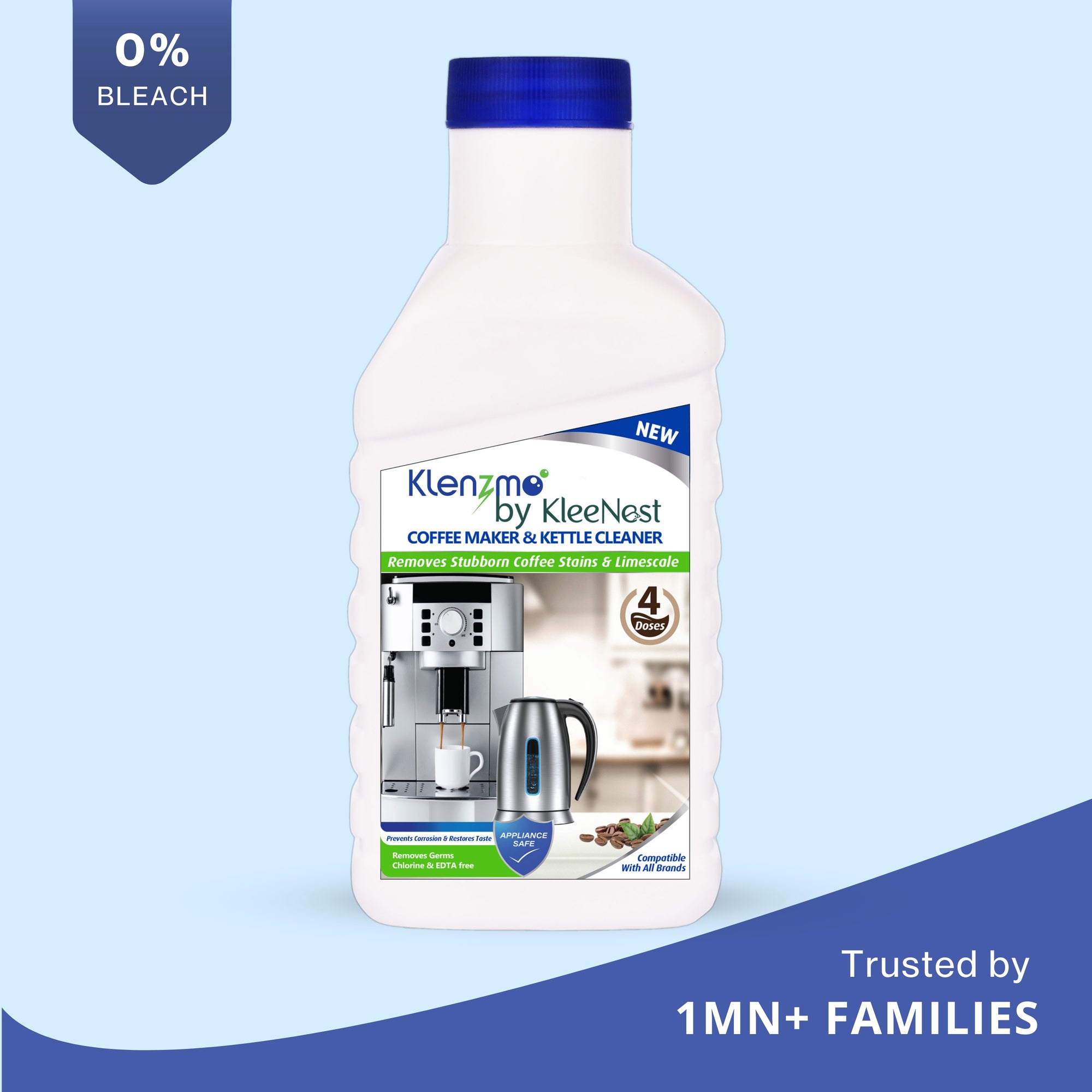 Coffee Machine & Kettle Descaling Liquid Cleaner – 400 ml