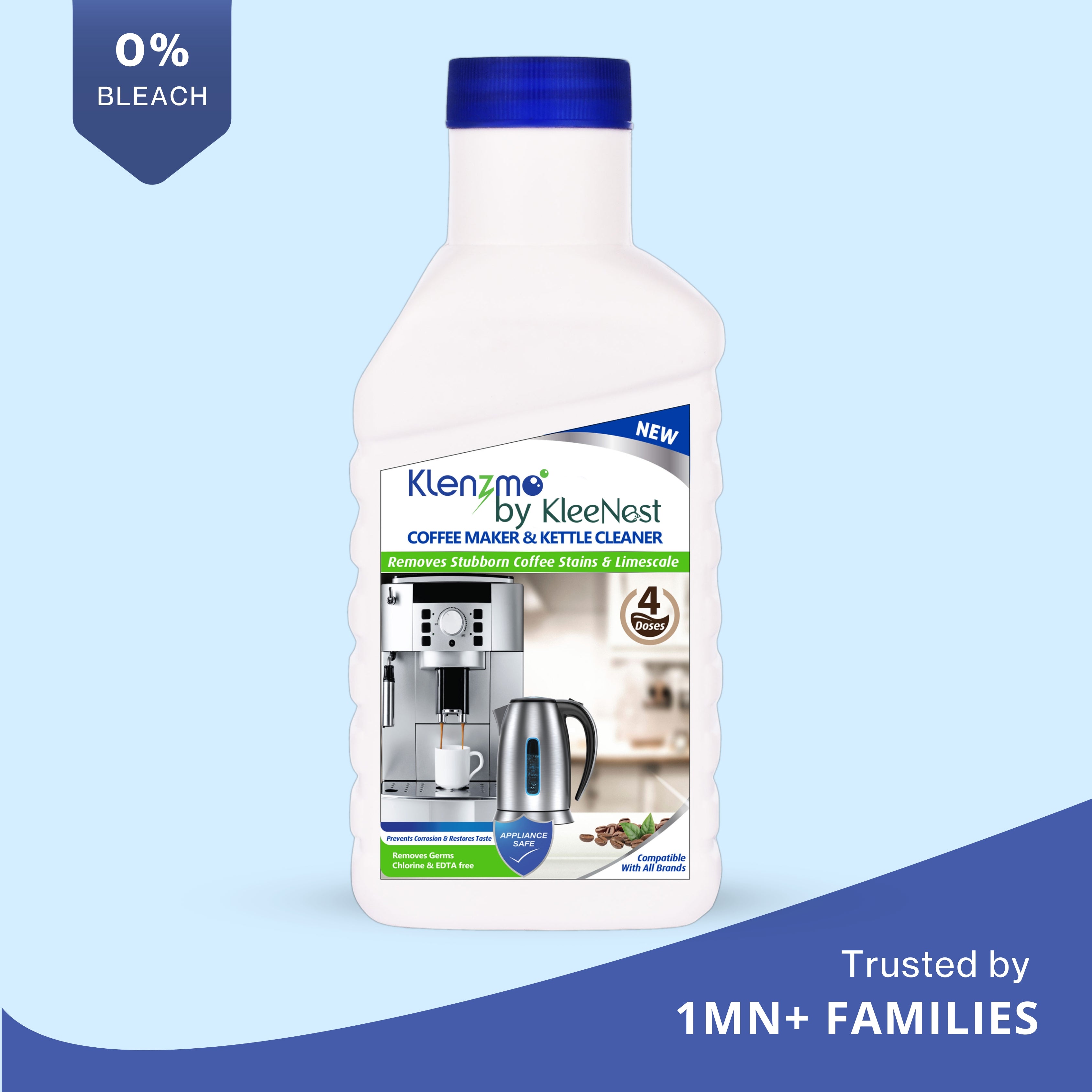 Coffee Machine & Kettle Descaling Liquid Cleaner – 400 ml
