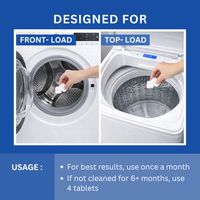 Washing Machine Cleaner Descale Tablets Pack of 6 new