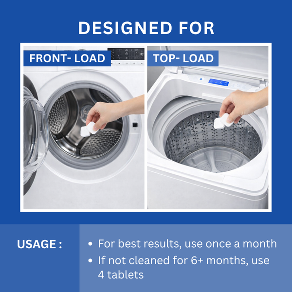 Washing Machine Cleaner Descale Tablets