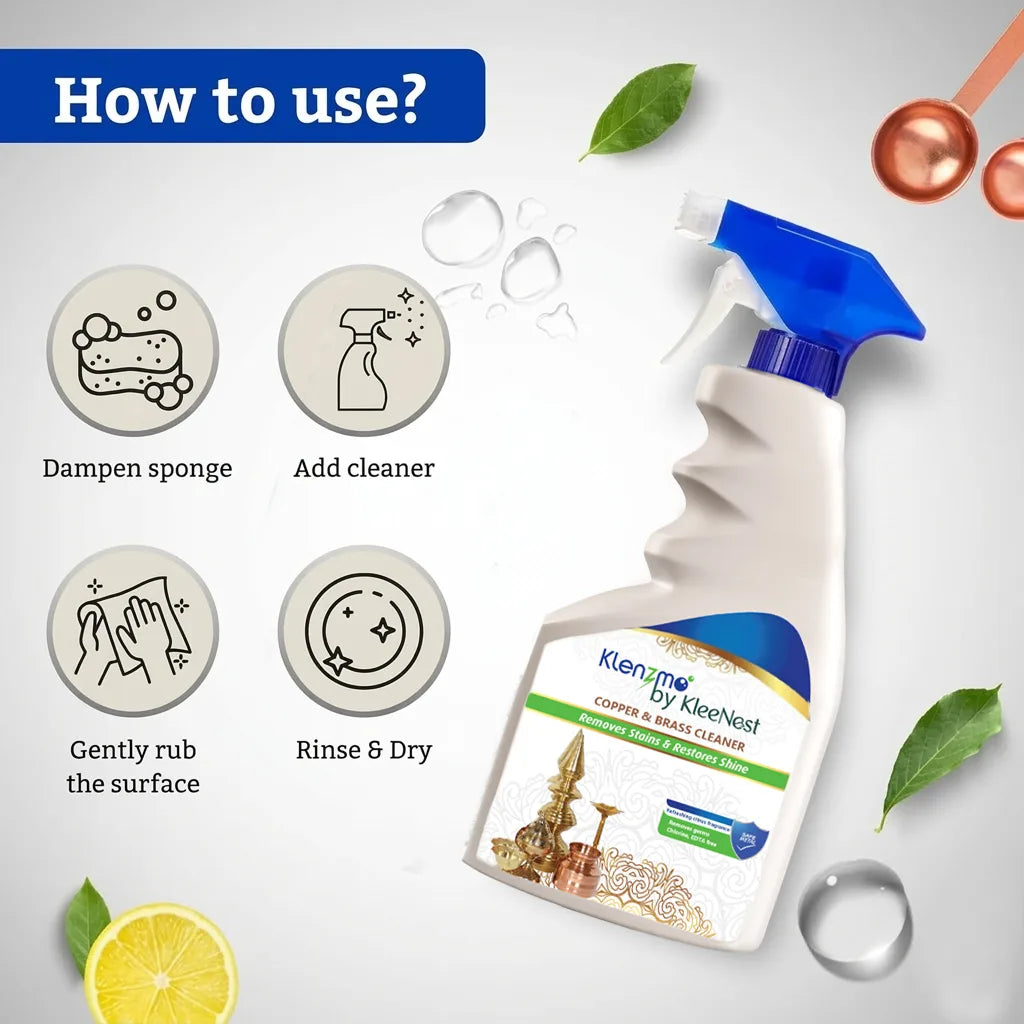 Kleenest Metal Cleaner Kit - Copper, Brass, Silver & Steel