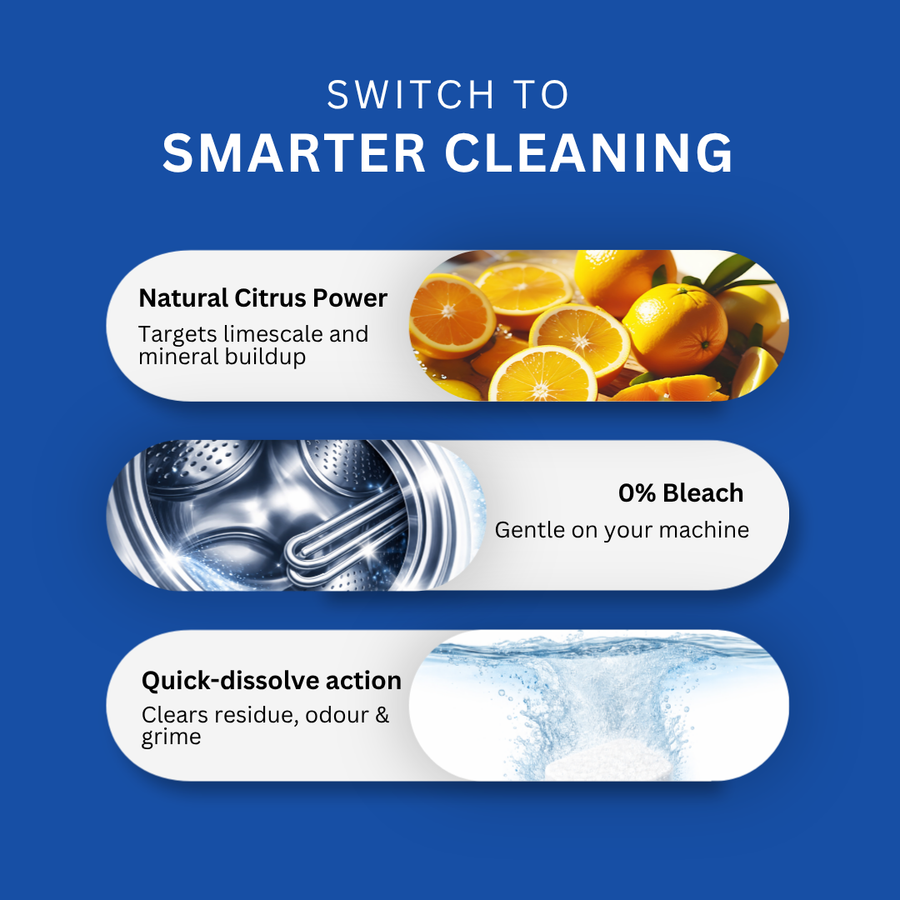 Washing Machine Cleaner Descale Tablets Pack of 6 new