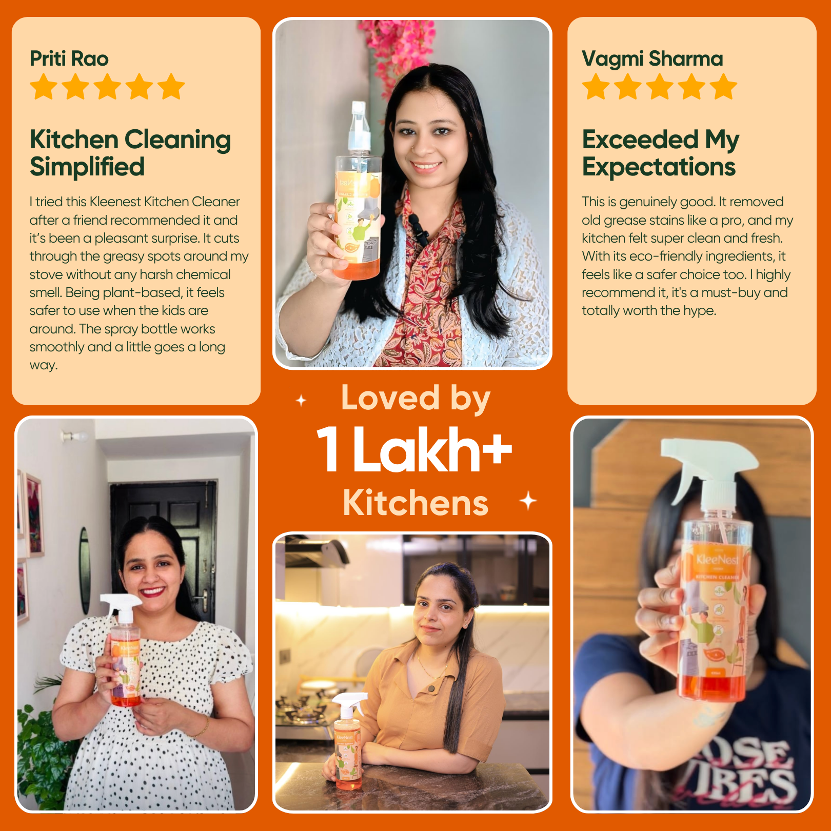 Kitchen Cleaner & Degreaser Spray – 450 ml