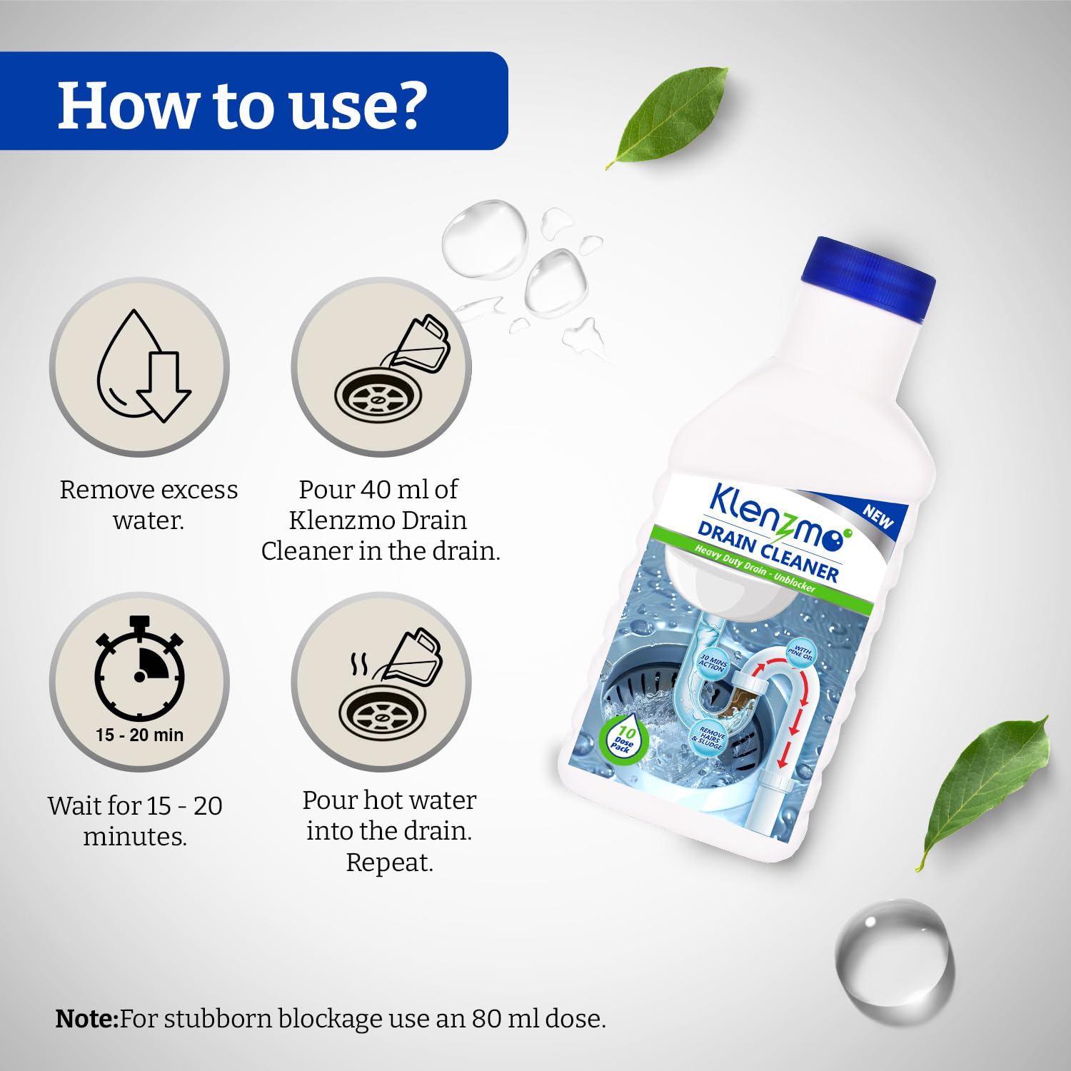 Floor Cleaner (1L) + Drain Cleaner (400ml)