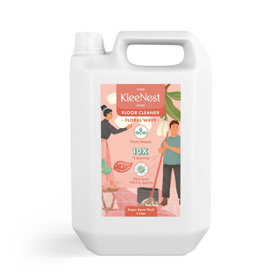 Kleenest Floor Cleaner liquid concentrate 5 ltr - Floral Wave