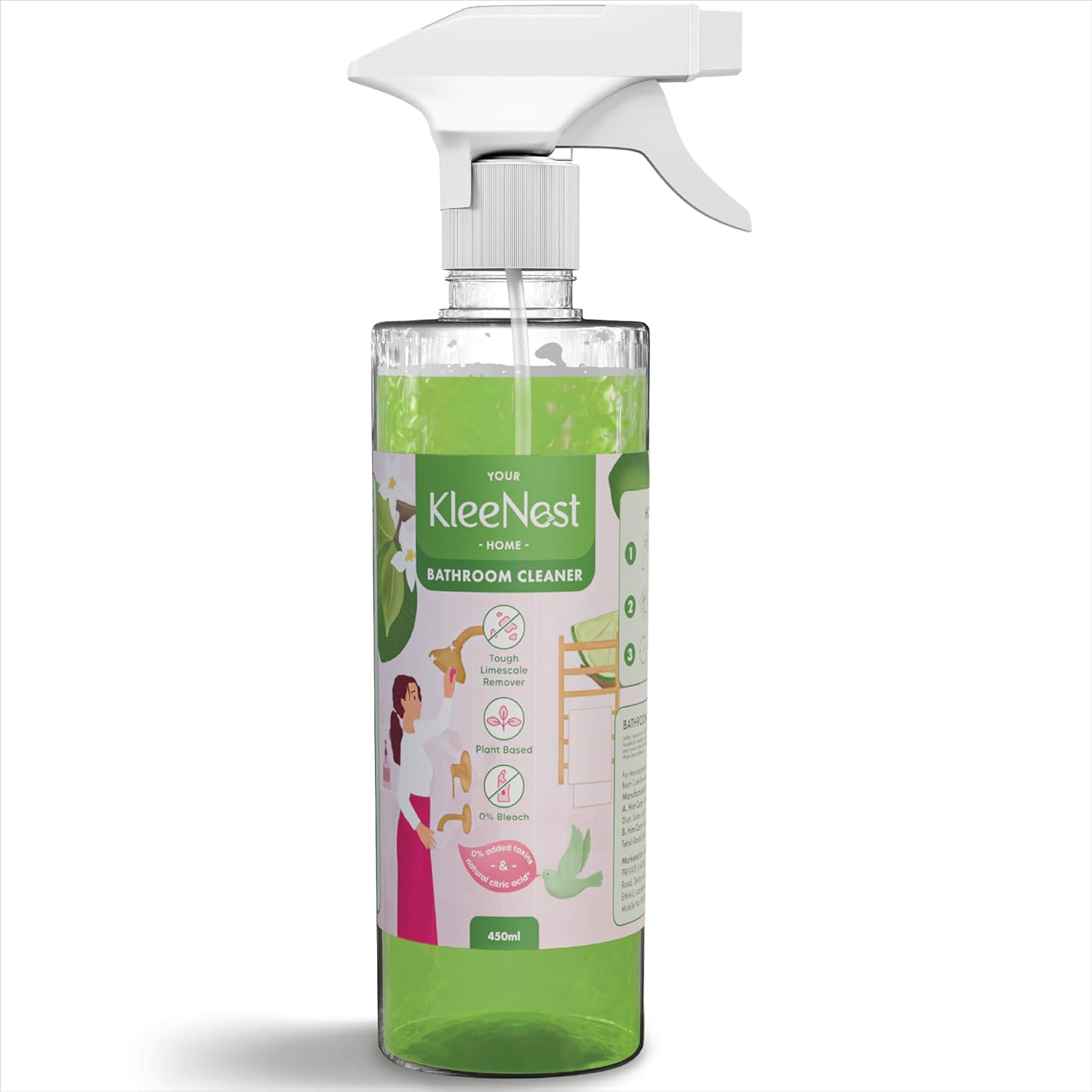 Kleenest All Purpose Bathroom Tap & Tile Cleaner 450ml