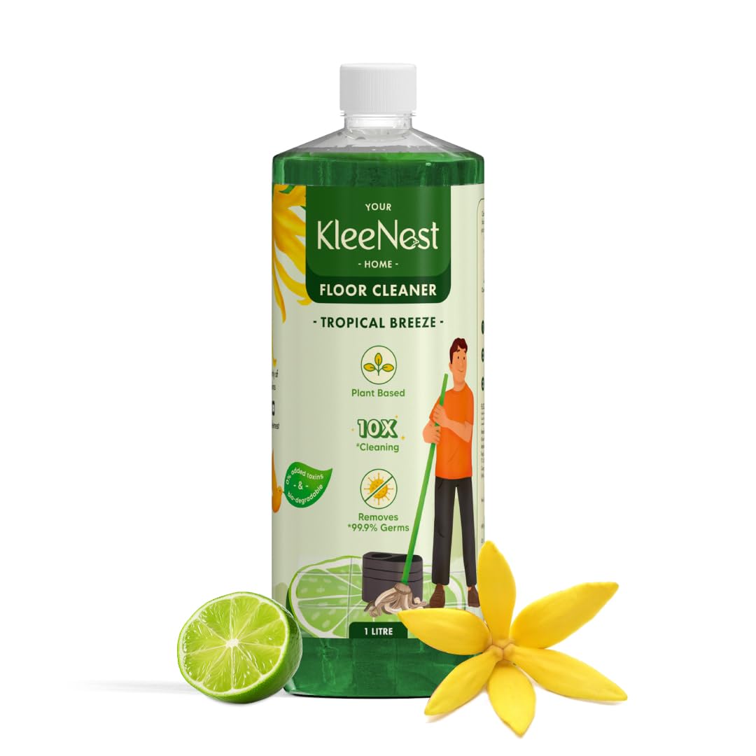 Kleenest Natural Eco-friendly Floor Cleaner Liquid 1 Litre (Pack of 1)- Tropical Breeze