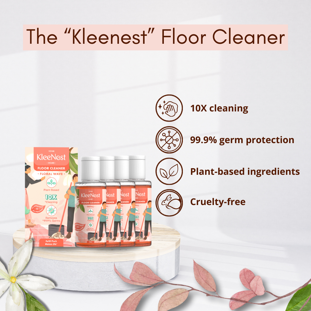 Kleenest Refill Pack – Floral Wave Floor Cleaner 6 litre