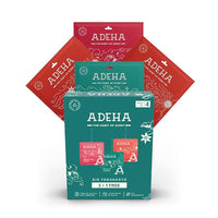 Adeha Air Freshener Pocket Mixed Fragrances- Buy 3 Get 1 (20g*4)