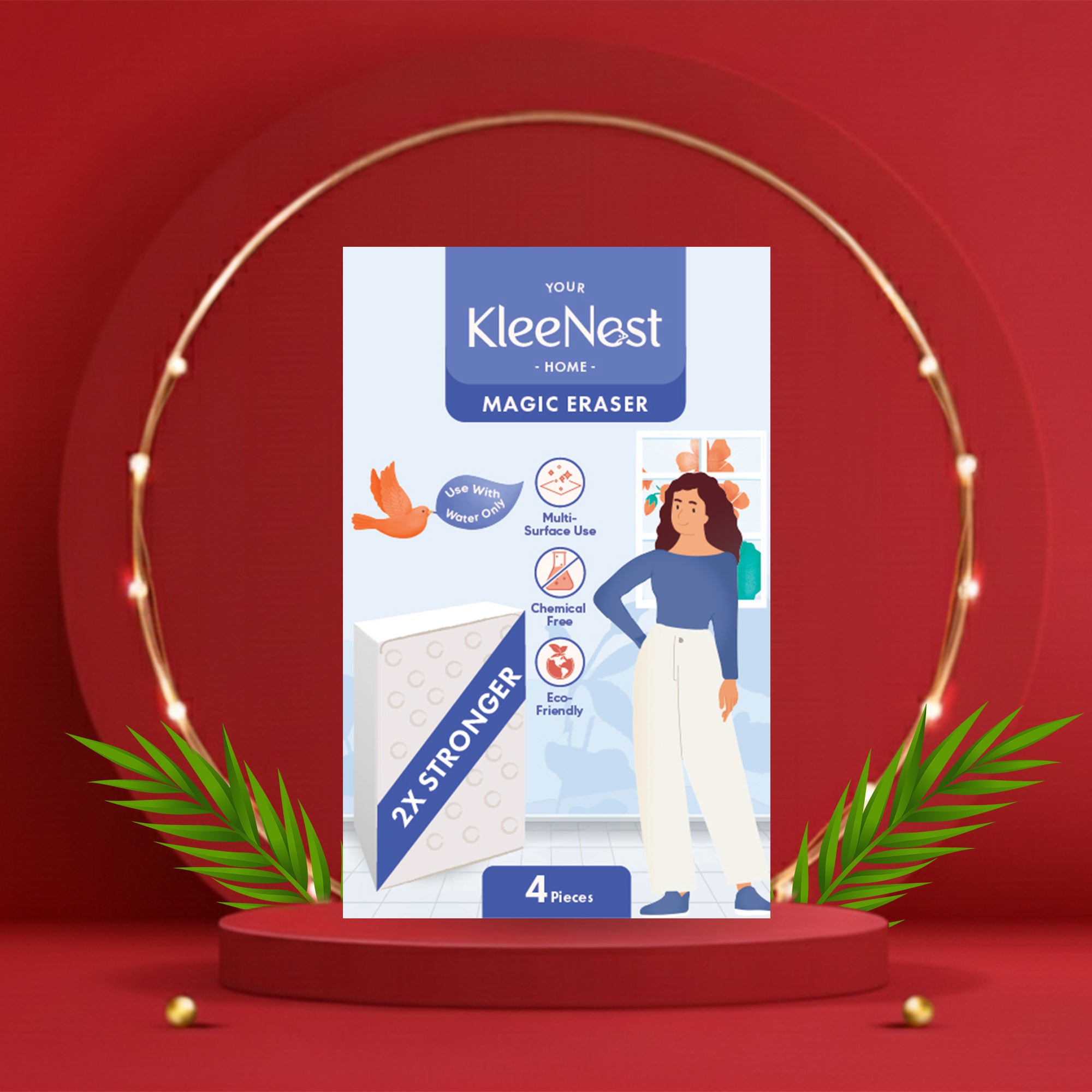 Magic Eraser - Multi Purpose Cleaning Sponge | Chemical-Free | Removes Stains & Marks