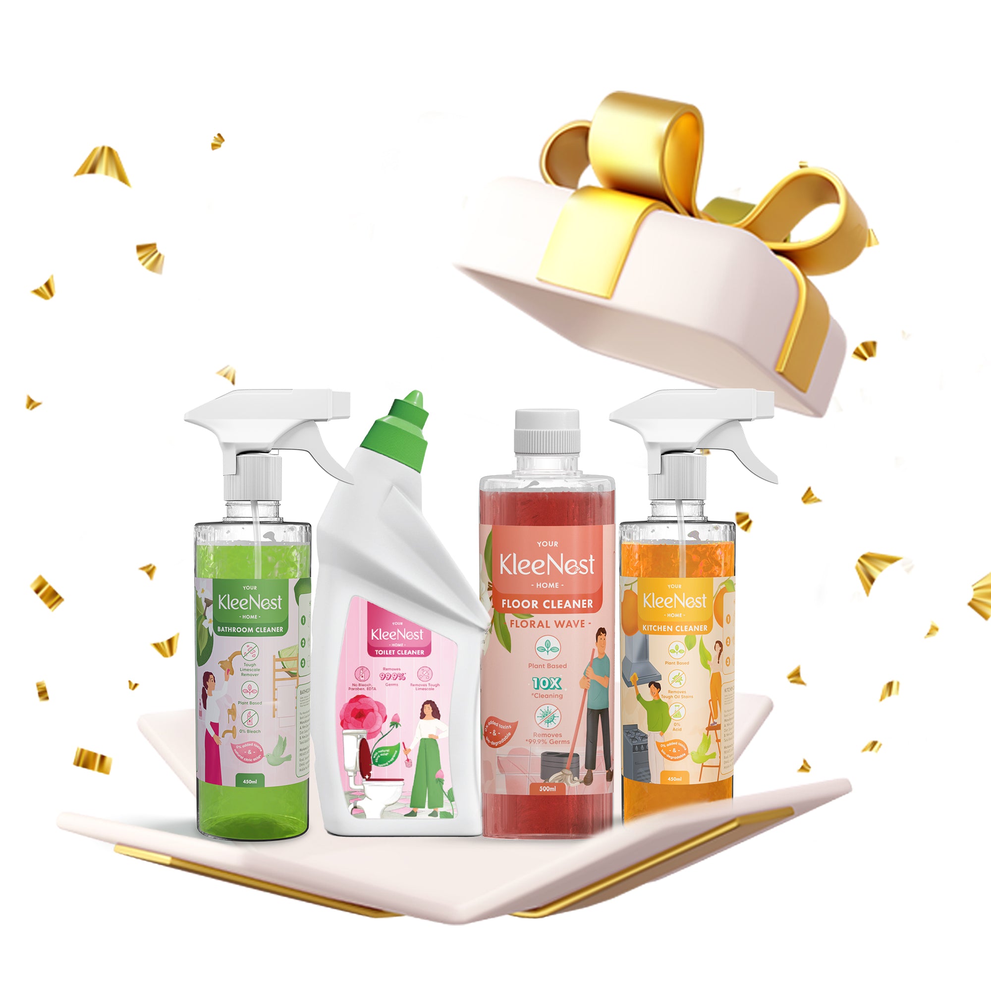 Kleenest Home Care Trial Kit - Safe for Family & Pets