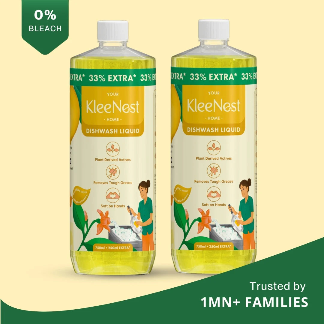 Natural Dishwash Liquid – 1L (Pack of 2)